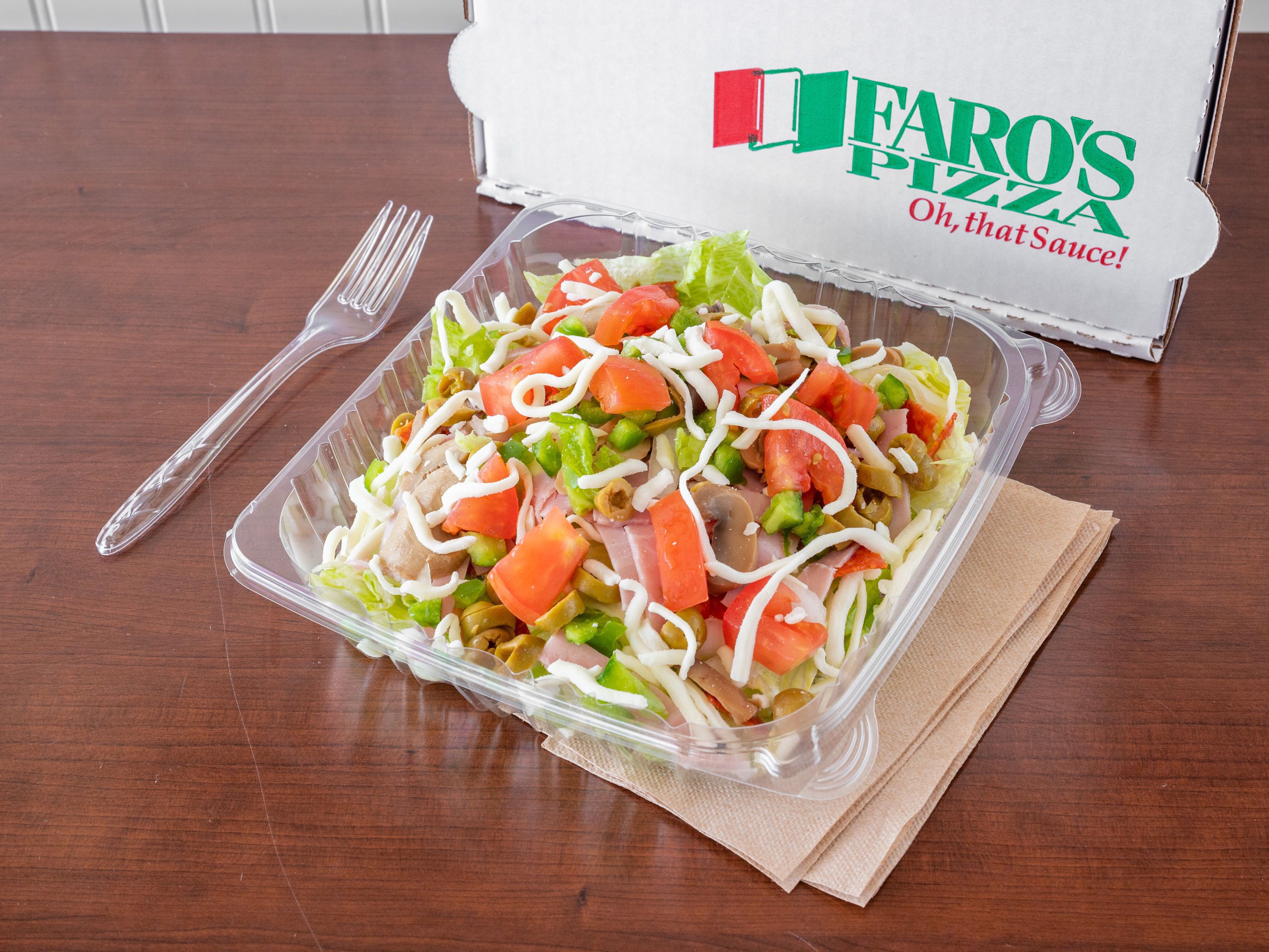 Order Antipasto Salad food online from Faro's Italian Pizza store, Grand Rapids on bringmethat.com