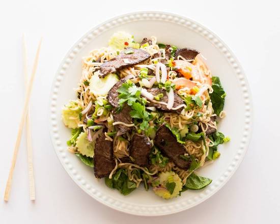 Order Steak and Noodle Salad food online from Thai Street Market store, Saint Paul on bringmethat.com