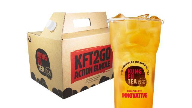 Order KFT2GO KF Green Tea food online from Kung Fu Tea store, King of Prussia on bringmethat.com