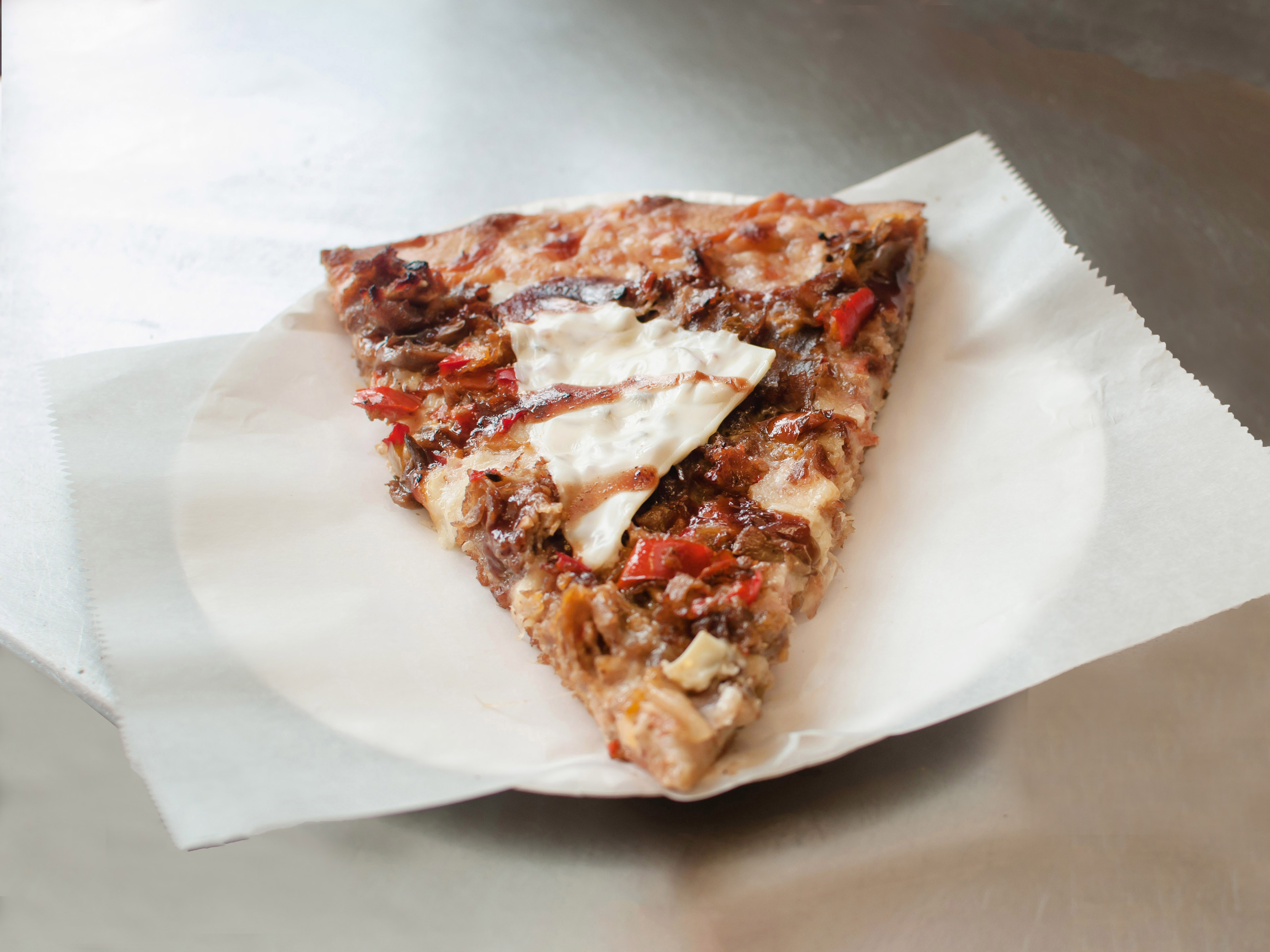 Order Large Philly Steak Pizza food online from Key Pizza store, Syracuse on bringmethat.com
