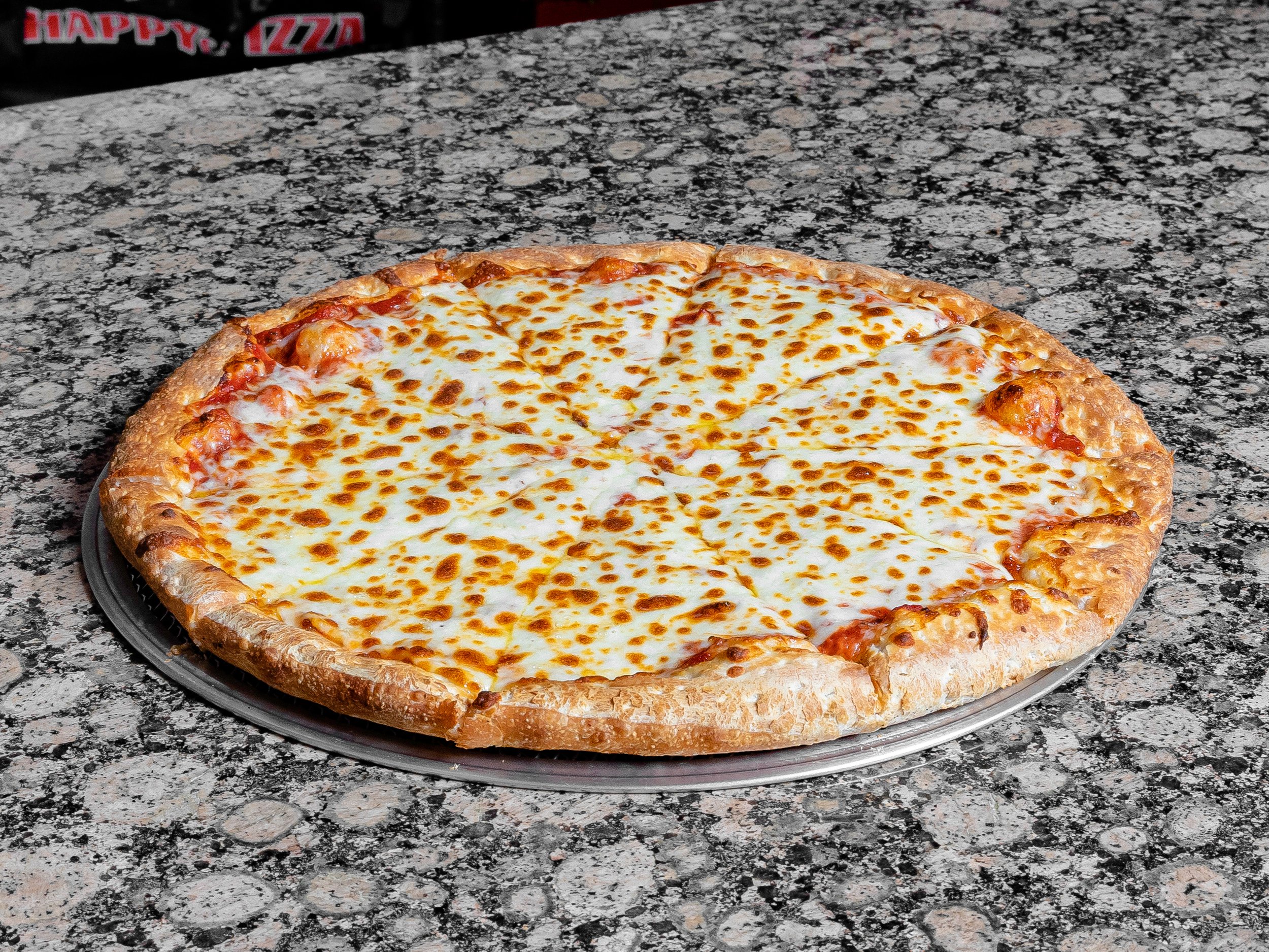 Order Cheese Pizza food online from Happys Pizza store, Lorain on bringmethat.com