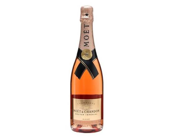 Order Moet & Chandon Nectar Rose Imperial, 750mL champagne (12.0% ABV) food online from House Of Wine store, New Rochelle on bringmethat.com
