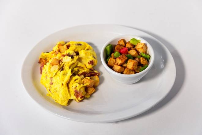 Order Thick Cut Bacon Scrambler food online from Hash Kitchen store, Phoenix on bringmethat.com