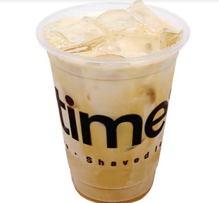 Order Iced Hazelnut Latte  food online from Boba Time store, Los Angeles on bringmethat.com
