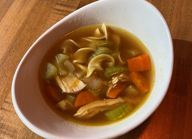 Order Chicken Noodle Soup food online from Sammy's Woodfired Pizza store, San Diego on bringmethat.com