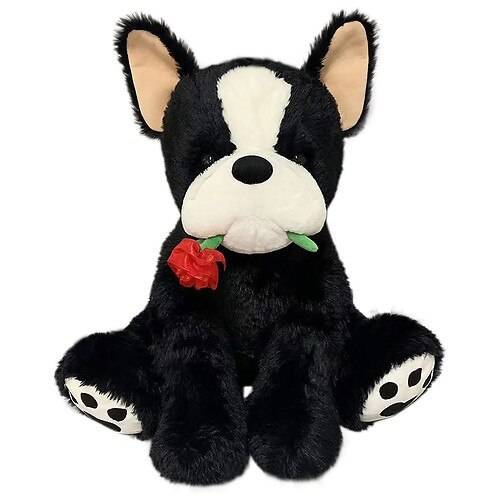 Order Festive Voice Valentine's Dog with Rose - 1.0 ea food online from Walgreens store, Penns Grove on bringmethat.com