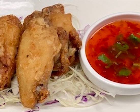 Order CKN's Chicken Wings (7 pcs) food online from Cafe Khao Neow store, Wasilla on bringmethat.com