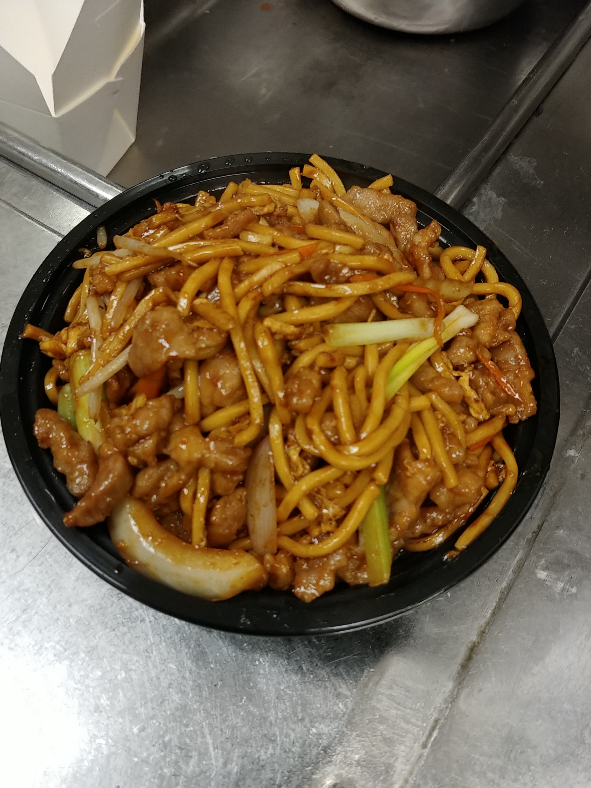 Order Pork Lo Mein food online from House of Hunan store, Chicago on bringmethat.com