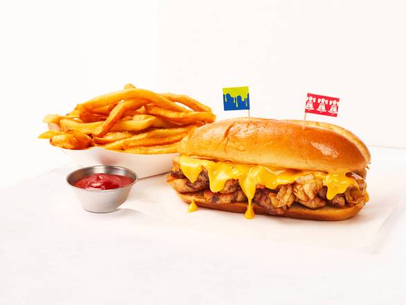 Order Chicken Cheesesteak Combo food online from Philly Fresh Cheesesteaks store, Detroit on bringmethat.com