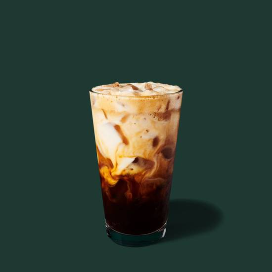 Order Iced Toasted Vanilla Oatmilk Shaken Espresso food online from Starbucks store, Fayetteville on bringmethat.com