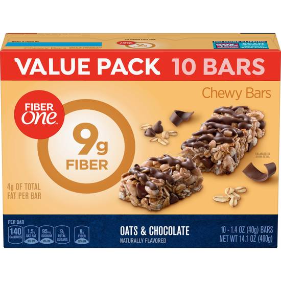 Order Fiber One Oats & Chocolate Chewy Bars, 10 CT food online from Cvs store, SUNNYVALE on bringmethat.com