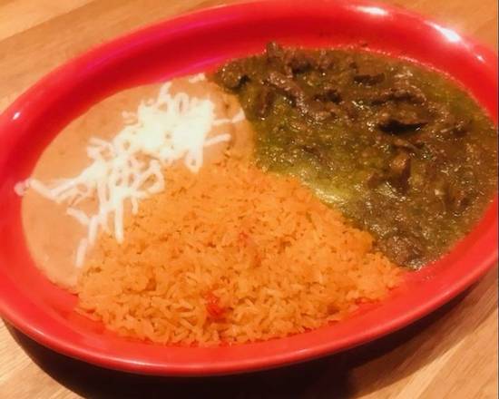 Order Chile Verde food online from Mamacita Mexican Street Food store, Columbus on bringmethat.com