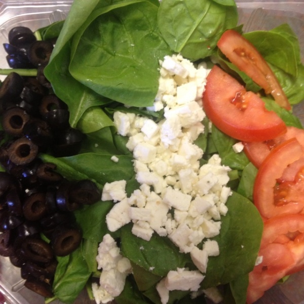 Order Spinach Salad food online from Chicos Pizza - Ellis St. store, San Francisco on bringmethat.com