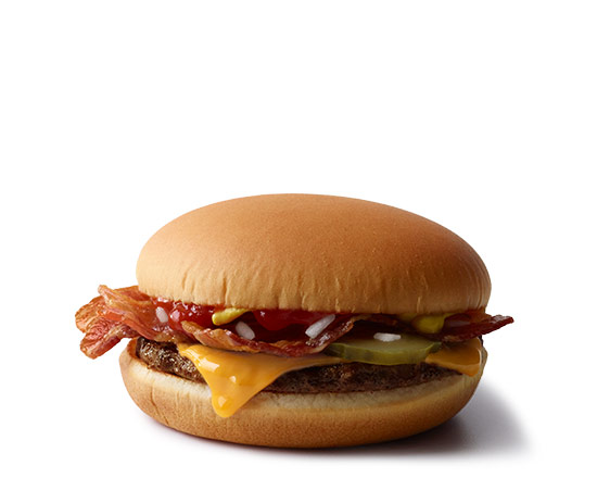 Order Bacon Cheeseburger food online from Mcdonald'S® store, Oak Brook on bringmethat.com
