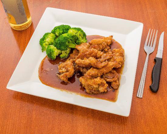 Order Chicken with Garlic Sauce food online from Castaway Restaurant And Bar store, City of Orange on bringmethat.com