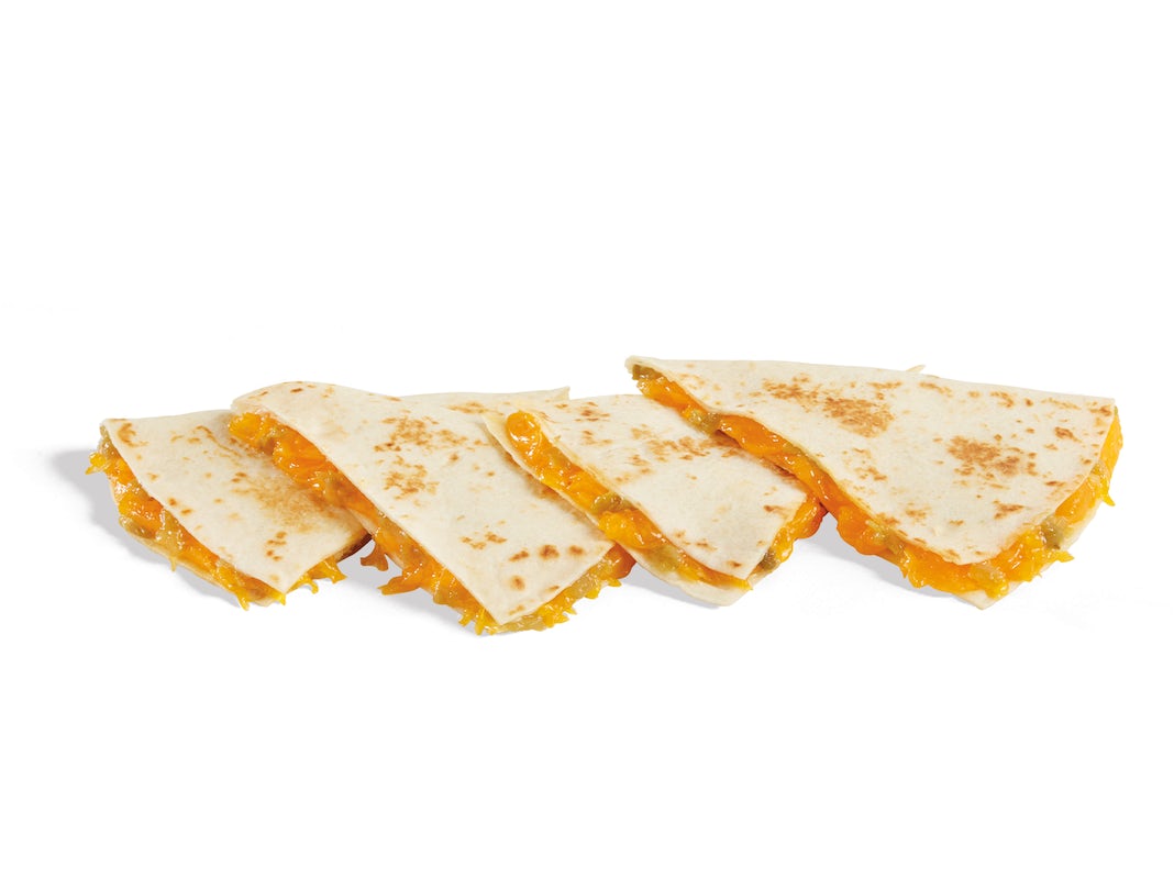 Order Cheddar Quesadilla food online from Del Taco store, Banning on bringmethat.com