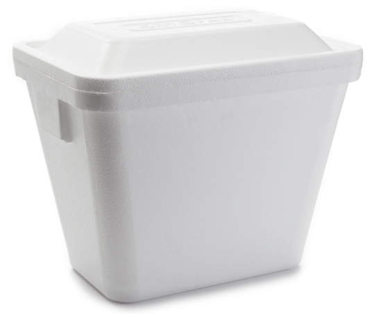 Order Styrofoam Cooler (26 qt, 24 can capacity) food online from The Corner Shop store, Englewood on bringmethat.com