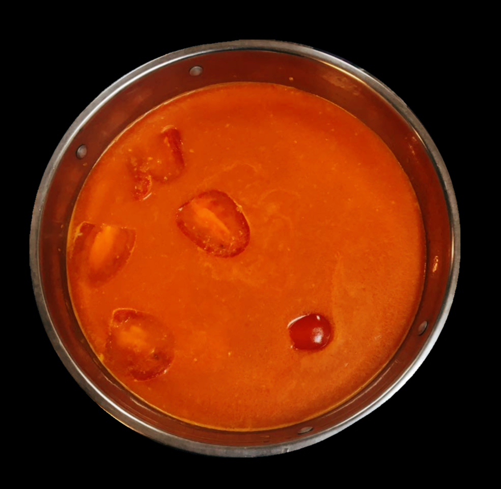 Order Fresh Tomato Broth (16oz)(recommend 2 orders for a medium pot) food online from Jin Pot store, San Francisco on bringmethat.com
