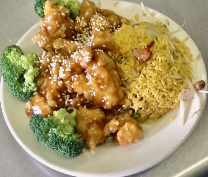 Order D16. Sesame Chicken food online from Tang's Wok store, Bedford Heights on bringmethat.com