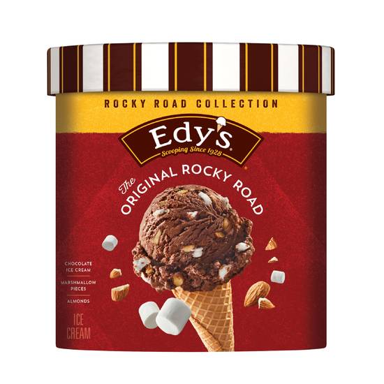 Order Edy's/Dreyer's The Original Rocky Road Ice Cream, 1.5 Quart Tub food online from Cvs store, Killeen on bringmethat.com