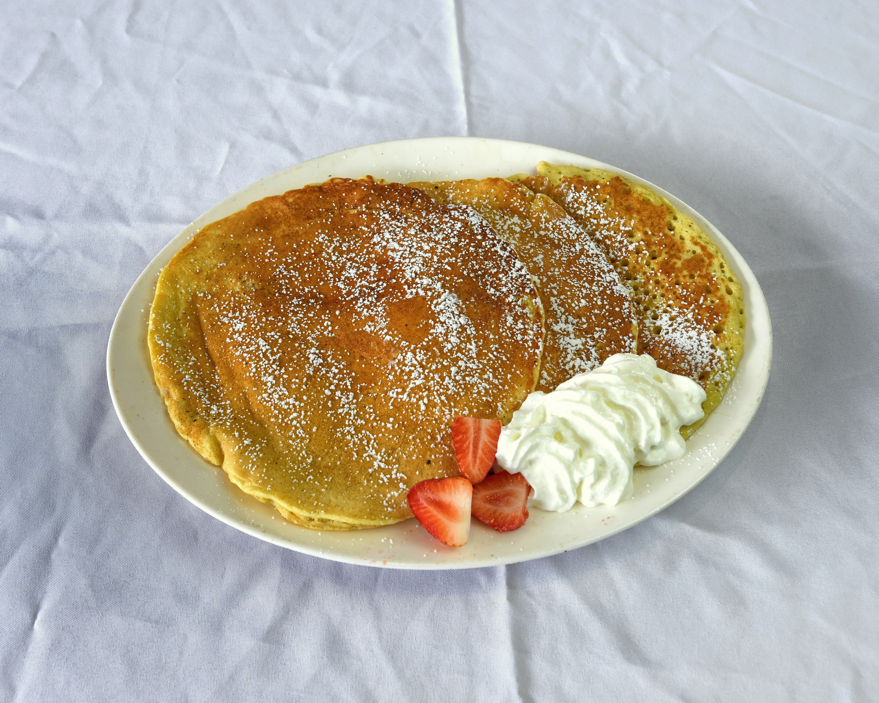 Order Pancake Stack  food online from Green Apple Cafe store, North Andover on bringmethat.com