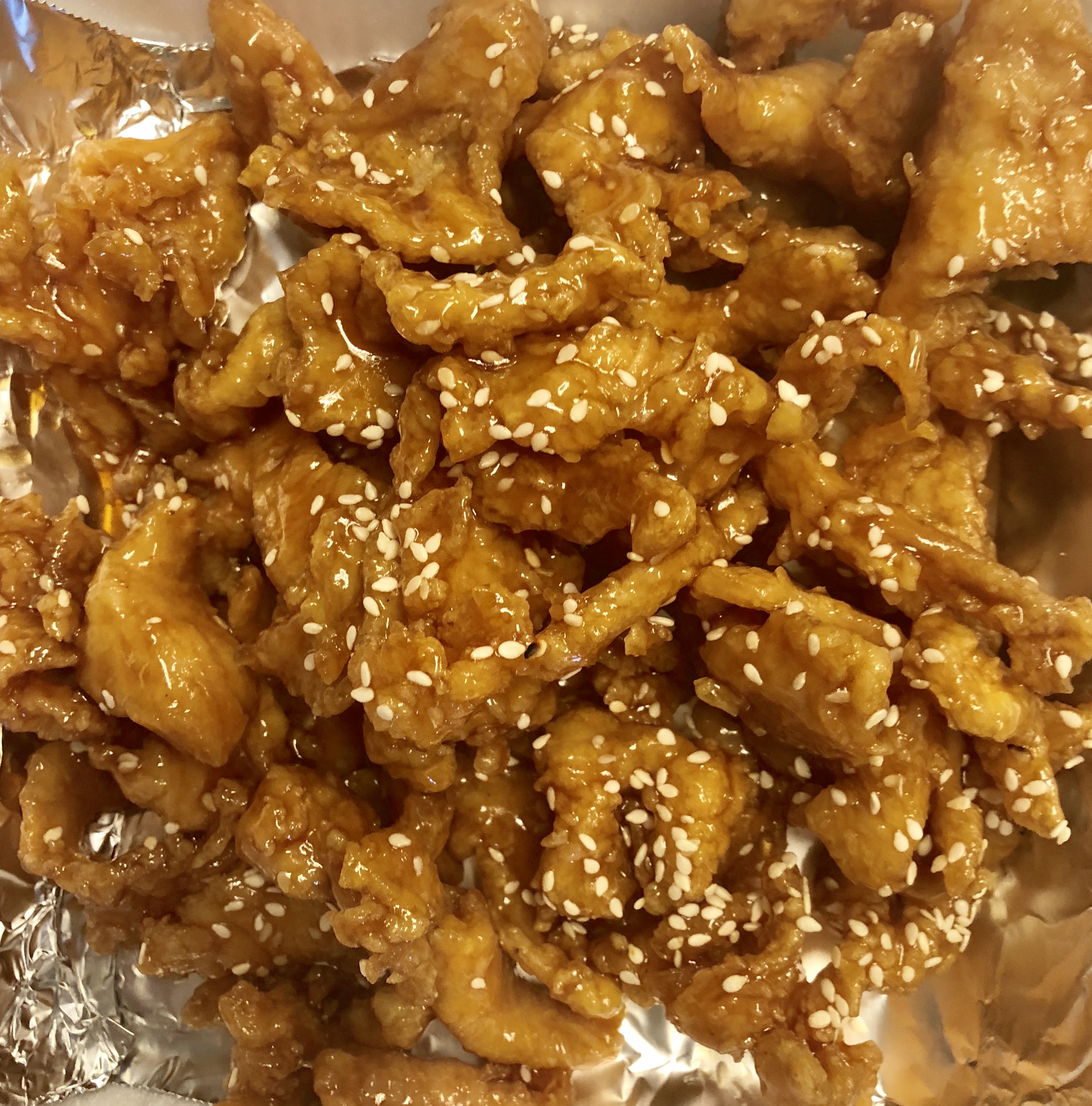 Order Sesame Chicken food online from Rui's Shanghai Bistro store, Redlands on bringmethat.com