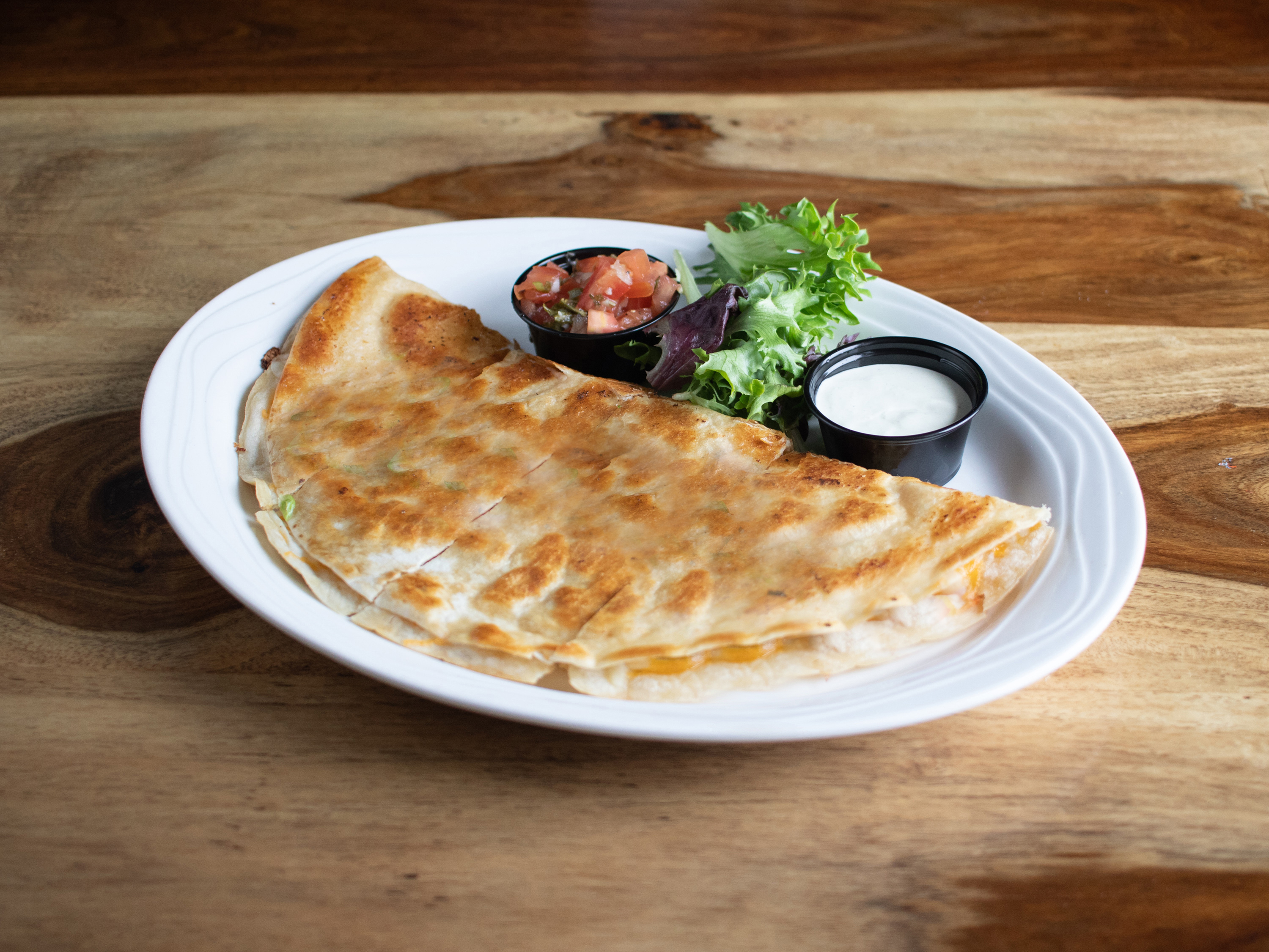 Order Kick in it Up Quesadilla food online from Grindstone Tap House store, Berea on bringmethat.com