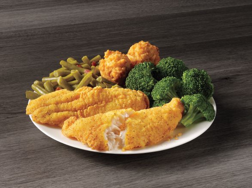 Order 2 Piece Catfish Meal food online from Captain D's Seafood store, Wetumpka on bringmethat.com