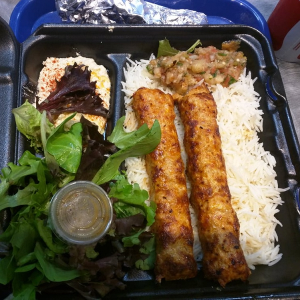 Order Chicken Lule Plate food online from Kebab Daddy store, Montrose on bringmethat.com