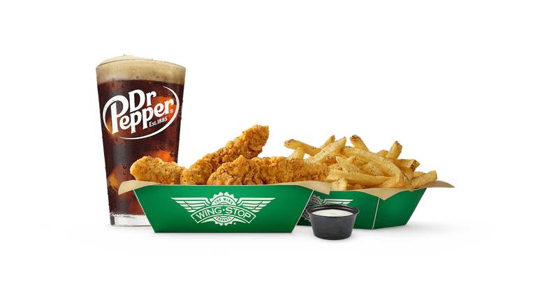 Order Small 3 pc Crispy Tender Combo food online from Wingstop store, Dallas on bringmethat.com