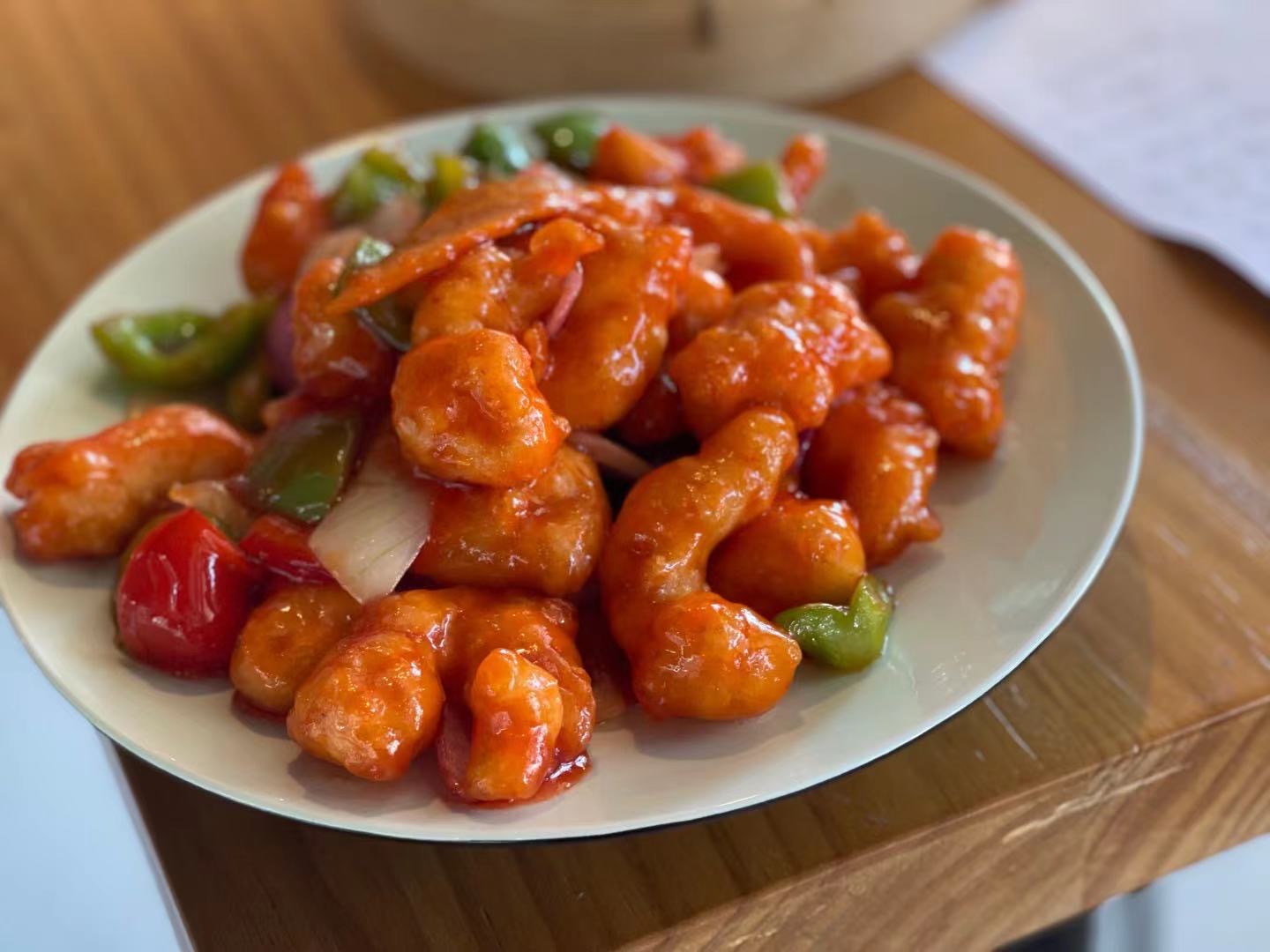 Order Sweet and Sour Shrimp food online from Cafe Wang store, La Verne on bringmethat.com