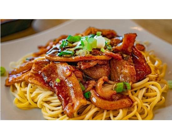 Order E23) Pork Belly Noodle food online from Kungfu Noodle store, El Paso on bringmethat.com