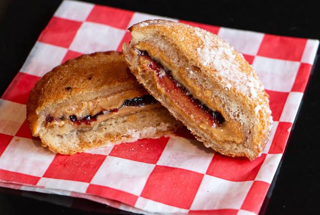 Order Deep Fried PB&J Uncrustable - Single food online from Broke, High, and Hungry store, Columbus on bringmethat.com