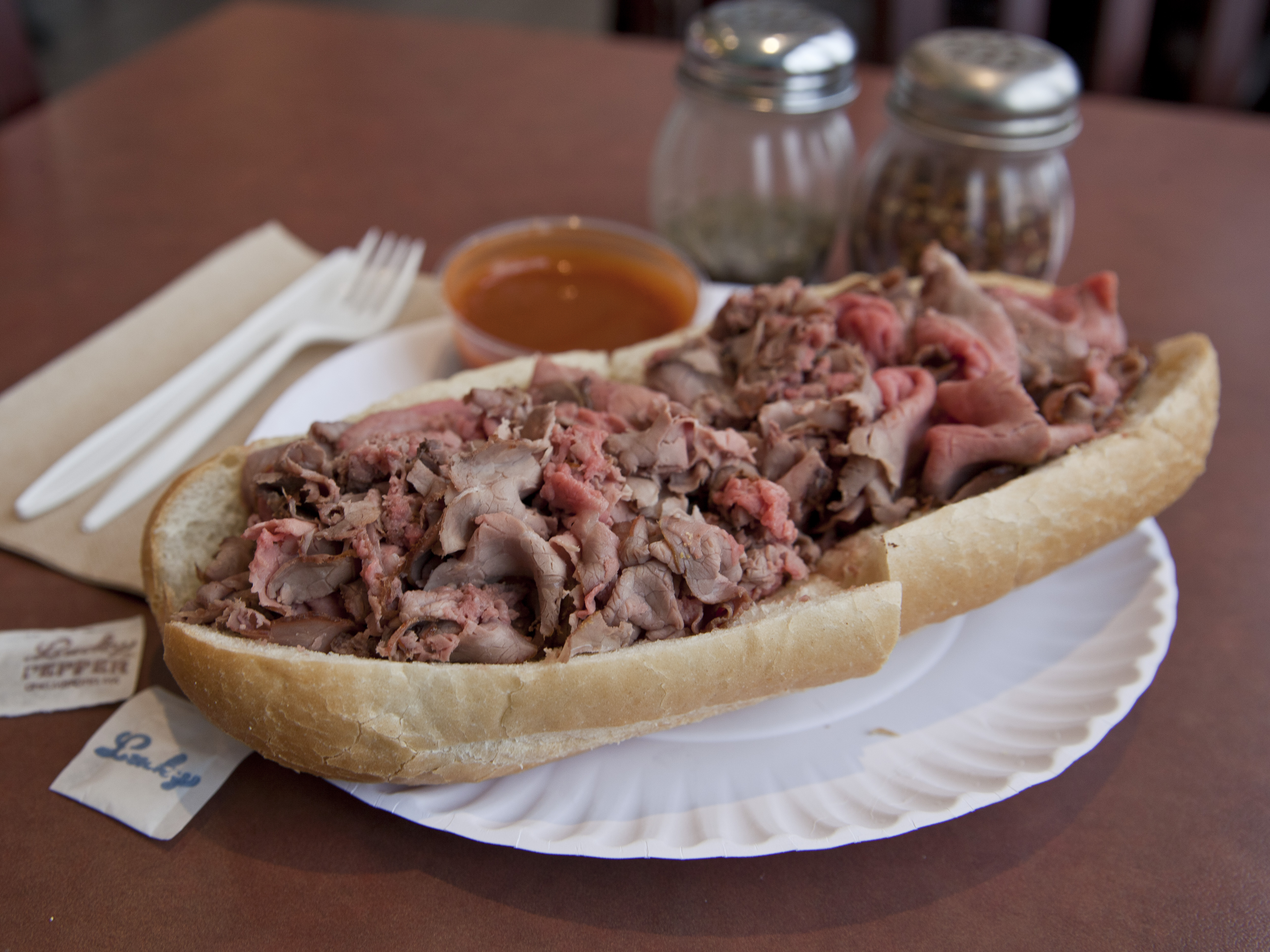 Order Roast Beef Sub food online from Brother's Roast Beef & Pizza store, Brookline on bringmethat.com