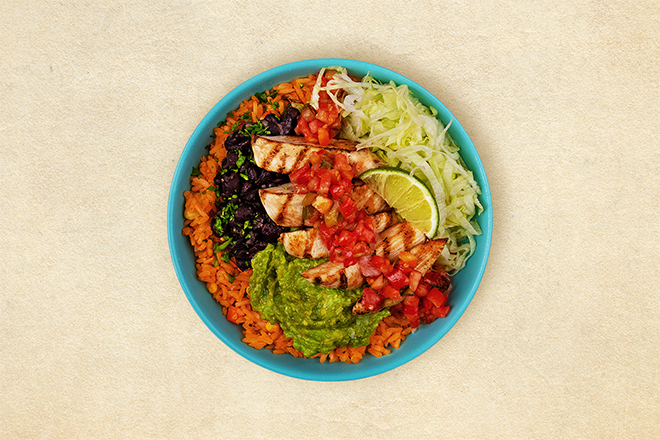 Order Grilled Chicken Bowl food online from Taco Assembly store, Durham on bringmethat.com