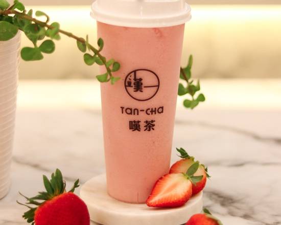 Order Strawberry Smoothie food online from Tan Cha store, San Diego on bringmethat.com