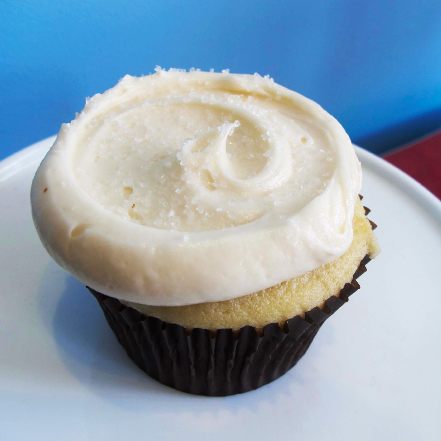Order Vanilla Cupcake food online from Big Sugar Bakeshop store, Los Angeles on bringmethat.com