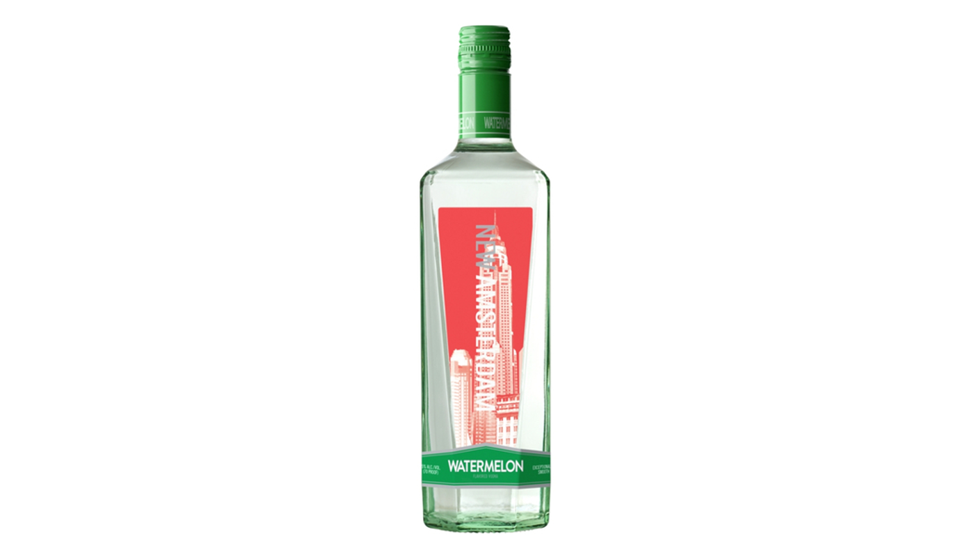Order New Amsterdam Watermelon Vodka 750mL food online from Golden Rule Liquor store, West Hollywood on bringmethat.com