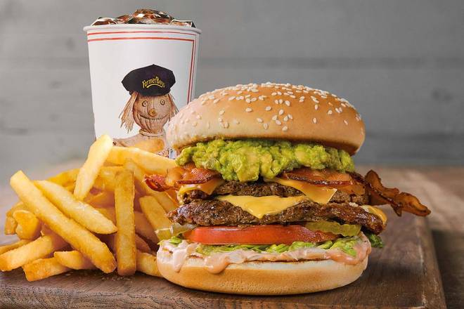 Order Farmer's Burger® Combo food online from Farmer Boys store, Corona on bringmethat.com