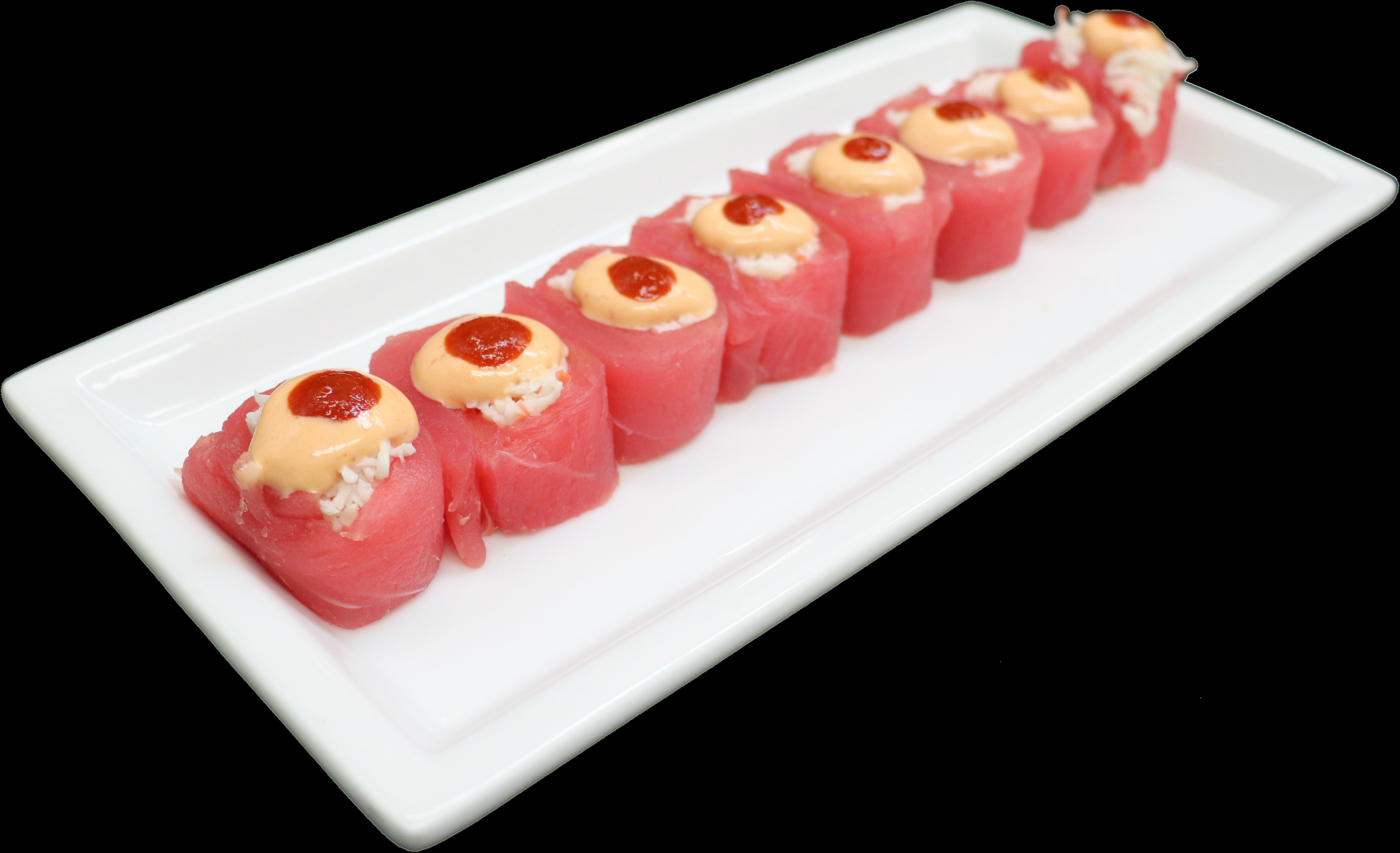 Order Scotty Roll food online from Toshiko Ramen And Sushi Bar store, Fresno on bringmethat.com