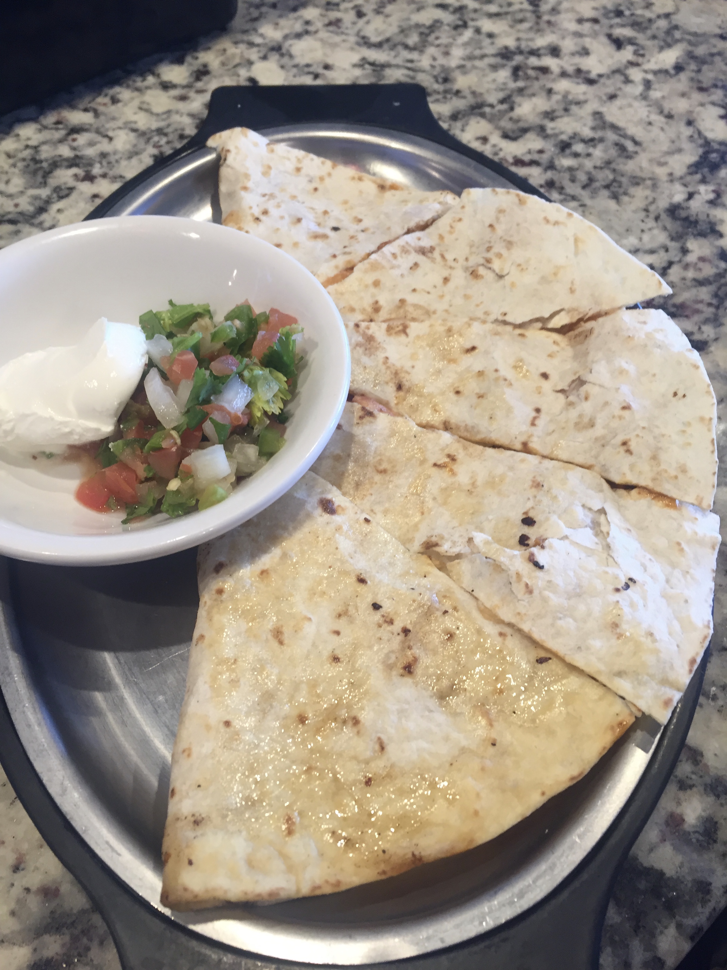 Order Wing It Chicken Quesadilla food online from Wing It! Bar And Grill store, El Paso on bringmethat.com