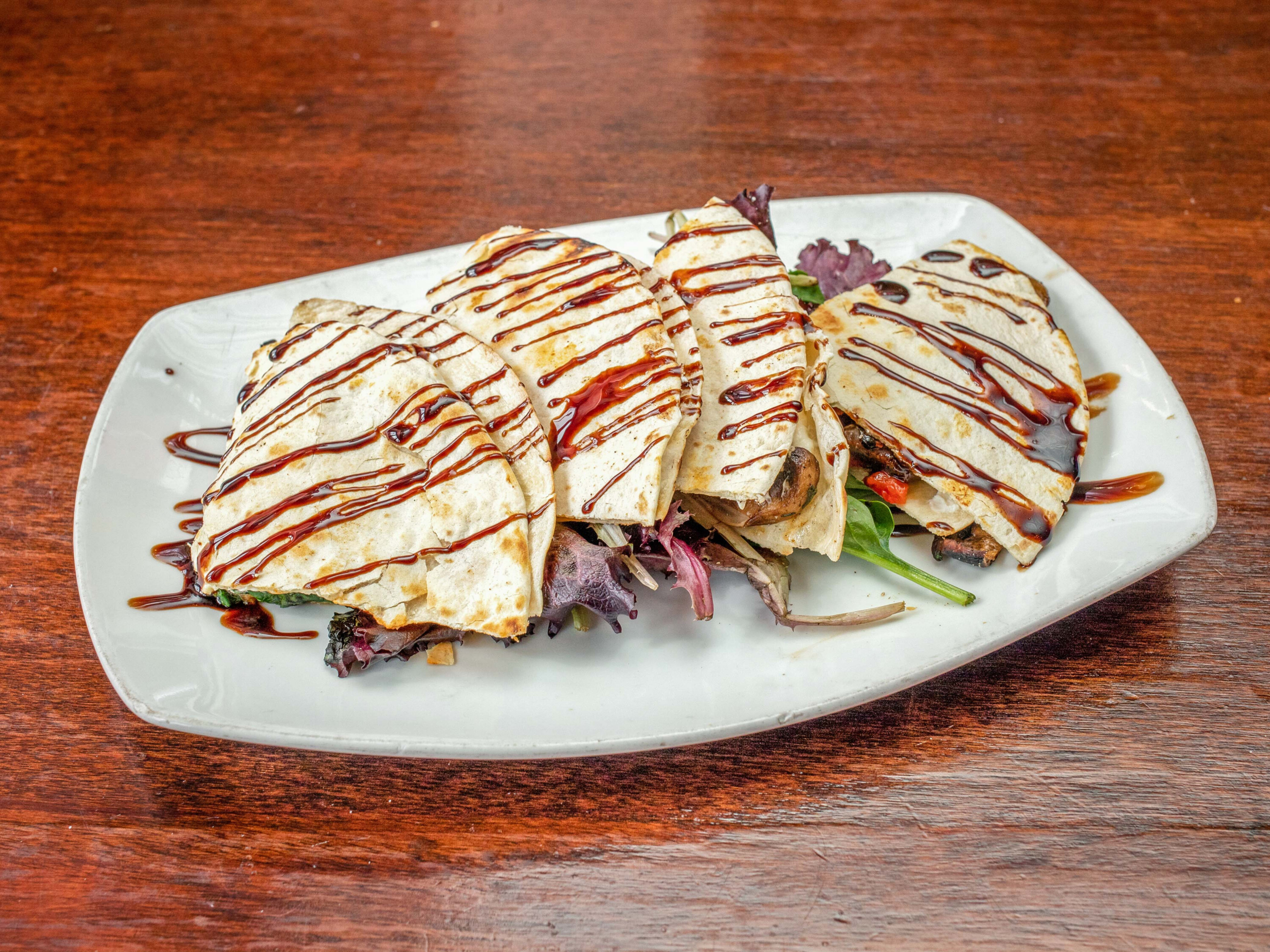 Order Goat Cheese Quesadilla food online from Great american pub - catering store, Narberth on bringmethat.com