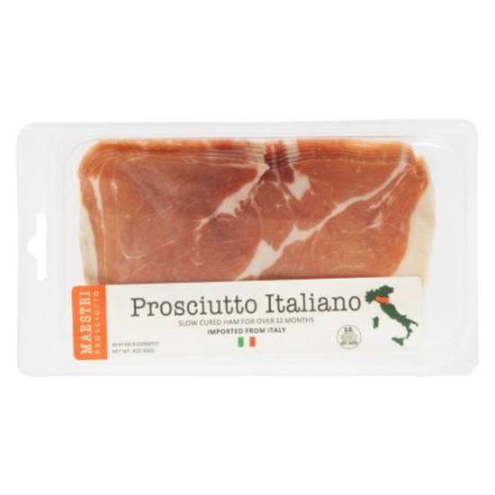 Order Maestri Prosciutto Italiano Sliced 3oz food online from Everyday Needs by Gopuff store, Chicago on bringmethat.com