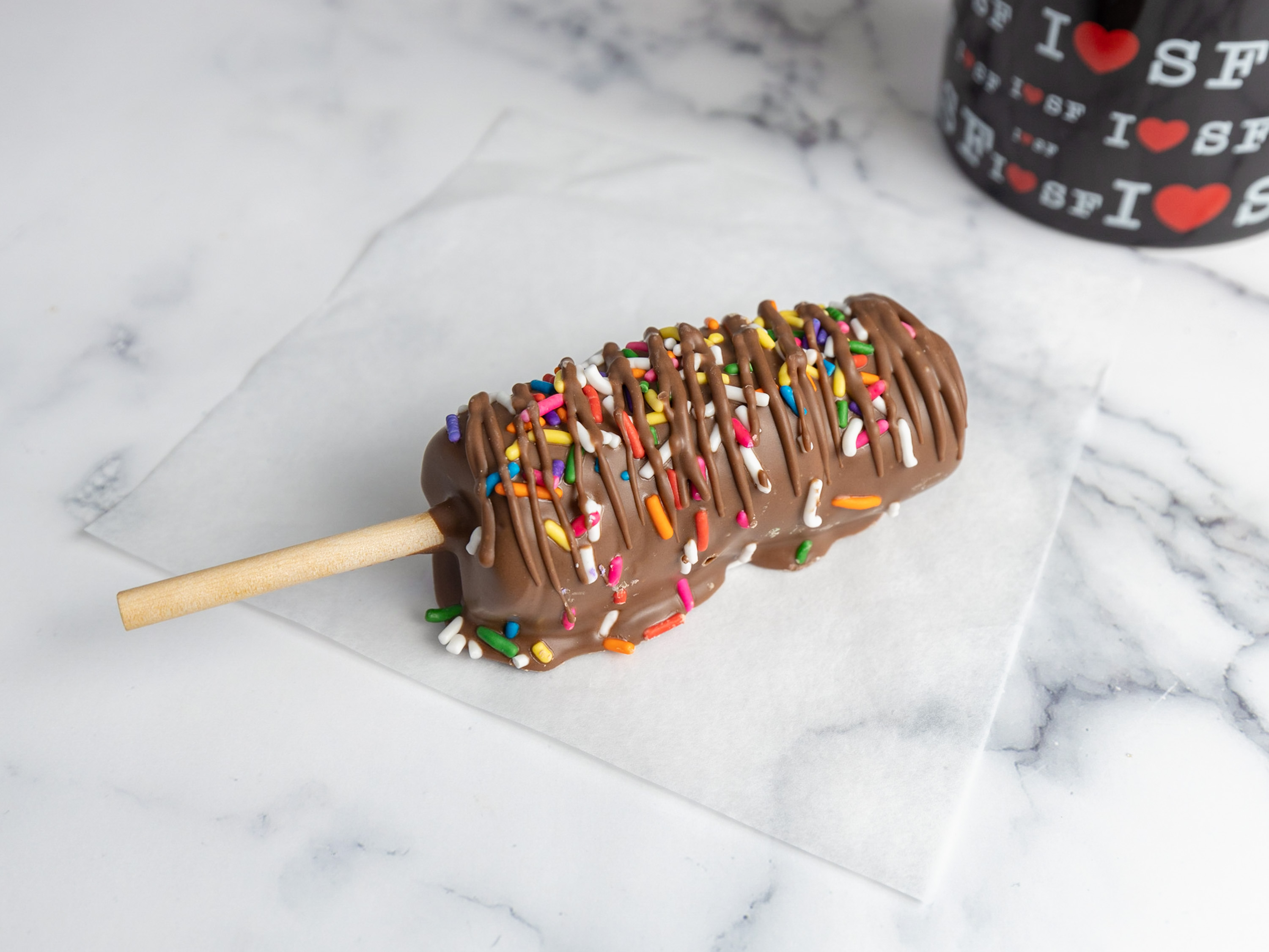 Order Chocolate Dipped Marshmallows on a Stick with Sprinkles food online from San Francisco Chocolate Store store, San Francisco on bringmethat.com