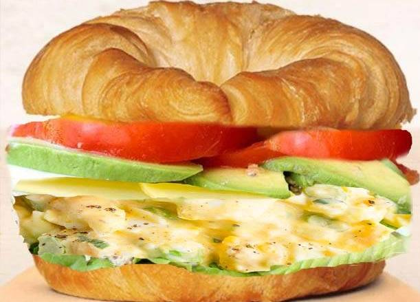 Order Egg Salad Croissant  food online from Soup Kettle Grille store, Meridian on bringmethat.com