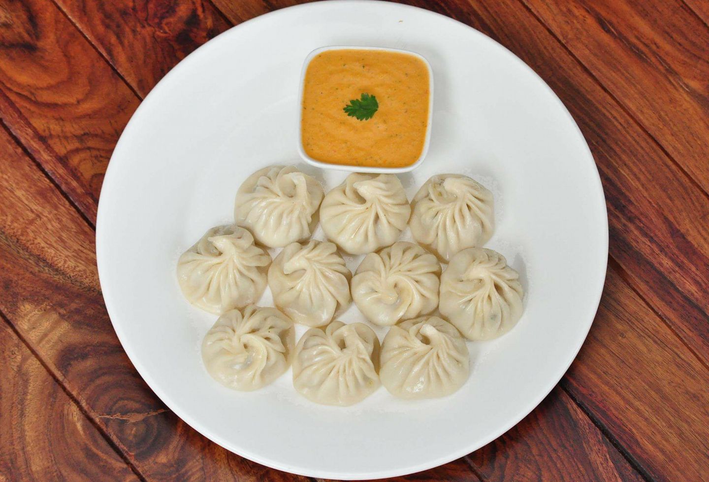 Order 5 Pieces Himalayan Style Chicken Momos  food online from Naanritto Indian store, San Francisco on bringmethat.com