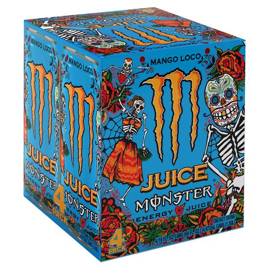 Order Monster Mango Loco (16 oz x 4 ct) food online from Rite Aid store, CAMDEN on bringmethat.com