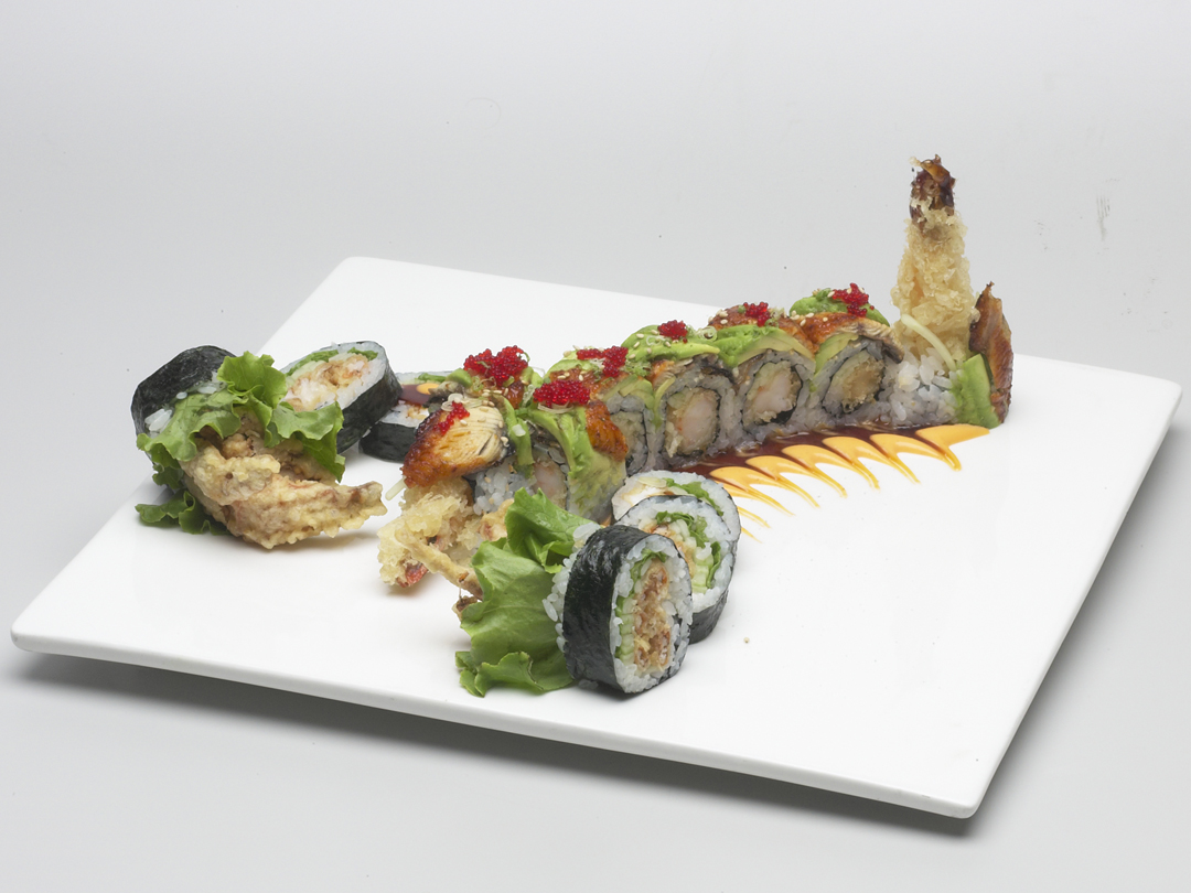 Order 14 Pieces Scorpion Roll food online from Jacky's Galaxie store, Bristol on bringmethat.com