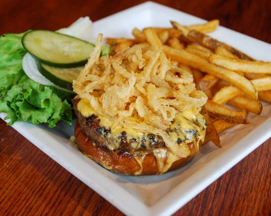 Order Tipsy Stout Burger food online from Tap House Grill store, Algonquin on bringmethat.com