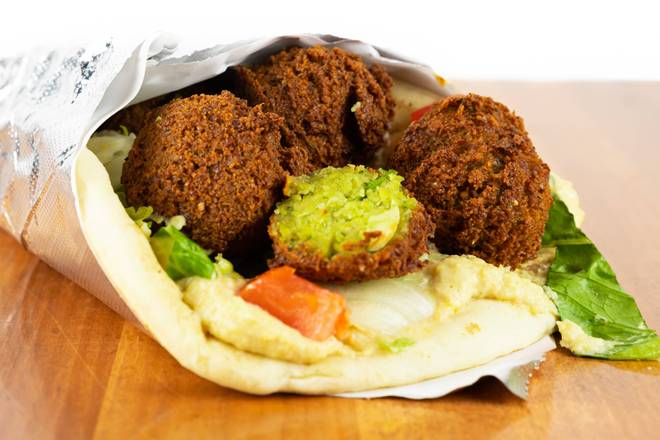 Order Falafel Pita Sandwich food online from Halal House store, Northridge on bringmethat.com
